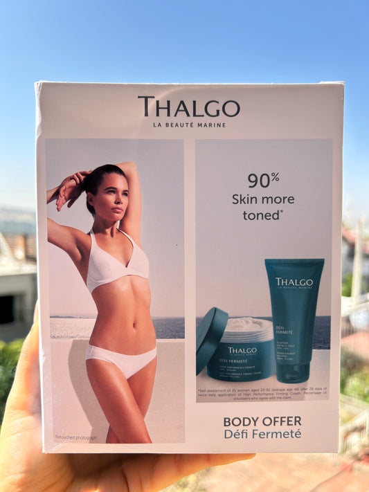 THALGO BODY OFFER
Défi Fermeté - 90%
Skin more
toned | Daisy Boutique